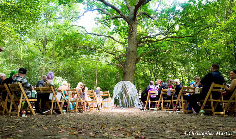 Handfasting celebration in London